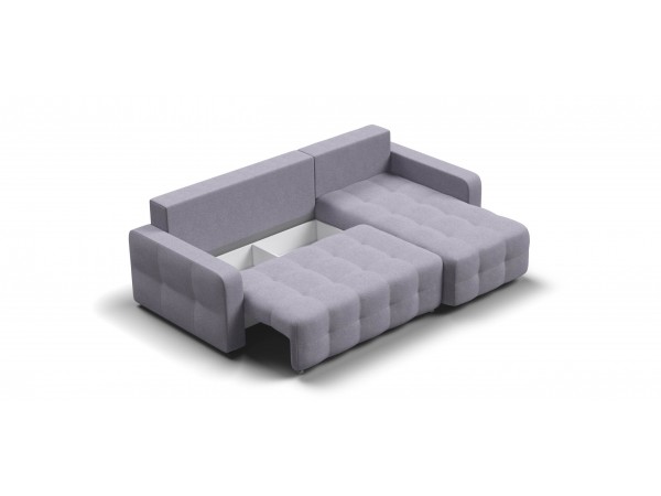 Угловой диван Уют Рогожка Мальмо платина