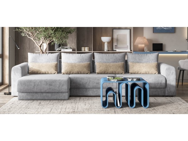 Модульный угловой диван РИЧМОНД MODOOL MAX Велюр Роял агат