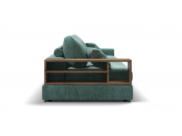 Диван-кровать Босс Модуль Макс, полка слева, Шенилл Глосс минт