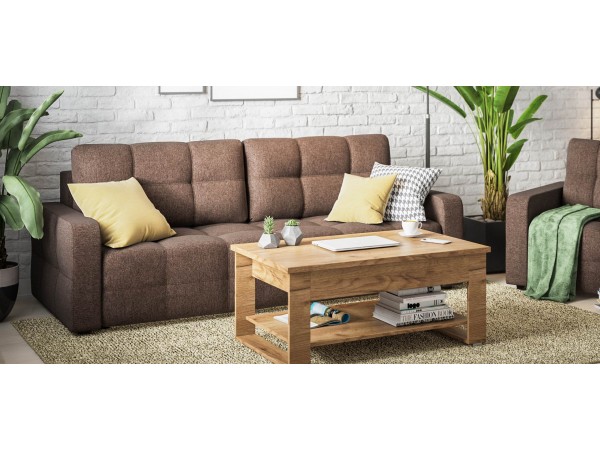 Диван Уют Рогожка Мальмо шоколад