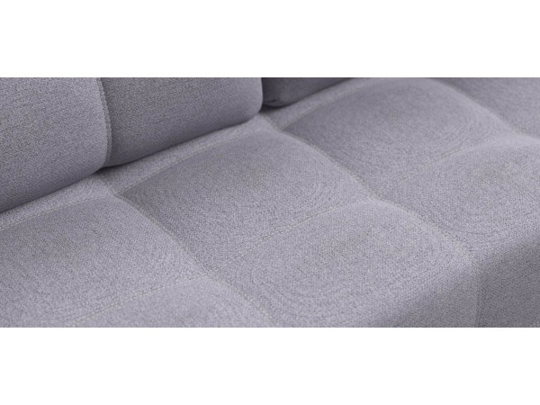 Угловой диван Уют Рогожка Мальмо платина