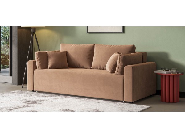 Диван Софт велюр Монолит мокко