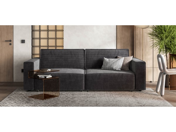 Диван BOSS SOFT MODOOL Вельвет CORD графит