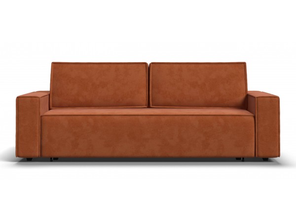 Диван Лофт велюр Алькантара оранж