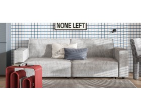 Диван Босс Софт Модуль Вельвет Корд серый