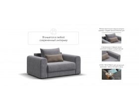 Кресло Ричмонд Модуль Велюр Роял агат