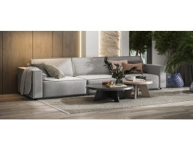 Диван Босс Софт Модуль MAX велюр Монолит сталь