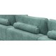 Угловой диван-кровать Босс Модуль XL левый, полка слева, шенилл Глосс минт