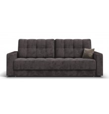 Диван Босс Маркет велюр Алькантара серый