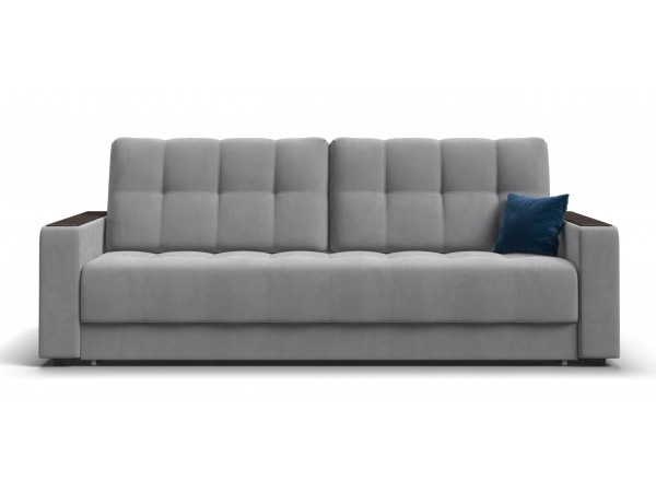 Диван Босс Маркет велюр Монолит сталь