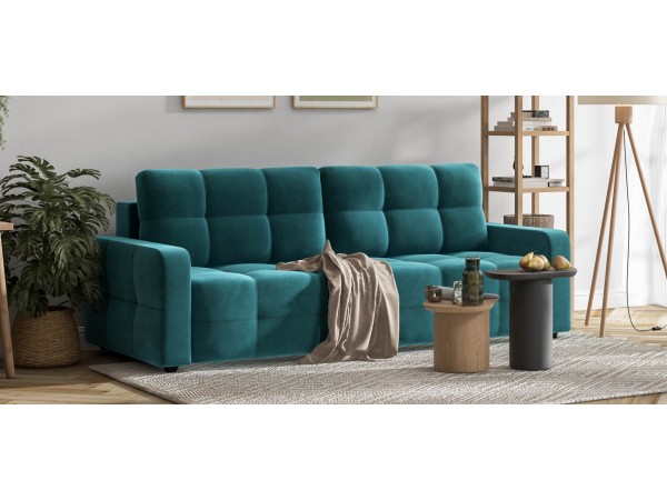 Диван Уют велюр Монолит зеленый
