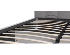 МП Белла Кровать+ПМ 160*200 велюр Монолит сталь