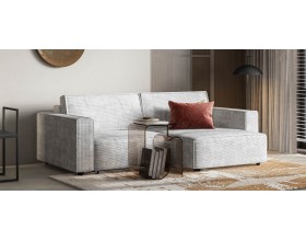 Угловой диван Босс Софт Модуль Вельвет Корд серый