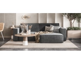 Угловой диван Босс Софт Модуль Велюр Монолит серый