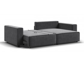 Угловой диван Босс Софт Модуль Велюр Монолит серый