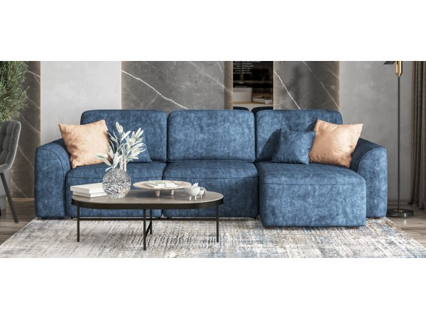 Угловой диван KING SE Велюр Royal топаз NEW