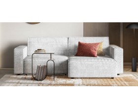 Угловой диван Босс Софт Модуль Вельвет Корд серый