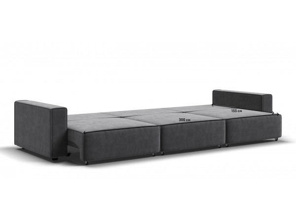 Диван BOSS SOFT MODOOL MAX велюр Monolit серый