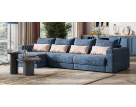Модульный угловой диван Ричмонд Модуль Макс Велюр Роял синий