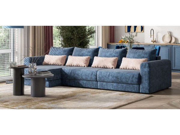 Модульный угловой диван РИЧМОНД MODOOL MAX Велюр Royal топаз NEW