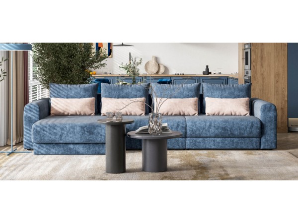 Модульный угловой диван РИЧМОНД MODOOL MAX Велюр Royal топаз NEW