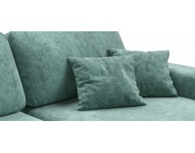 Угловой диван-кровать Босс Модуль XL правый, мягкие подлокотники, шенилл Глосс минт