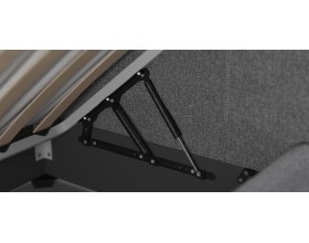 Белла Мини Кровать+ПМ 90*200 Рогожка Мальмо серый