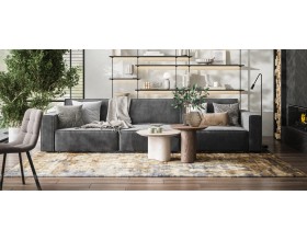 Диван Босс Софт Модуль MAX велюр Монолит серый