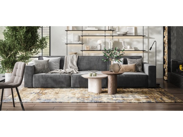 Диван BOSS SOFT MODOOL MAX велюр Monolit серый