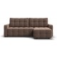 Угловой диван Уют велюр Монолит мокко