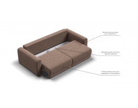 Модульный диван Ричмонд Модуль Велюр Монолит мокко