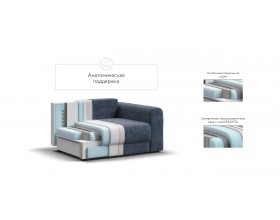 Кресло Ричмонд Модуль Велюр Роял синий