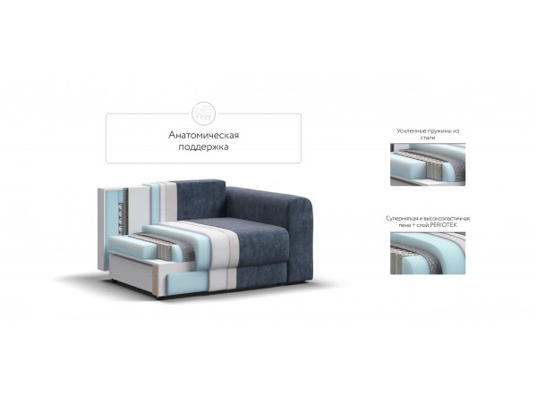 Кресло РИЧМОНД MODOOL Велюр Royal топаз NEW