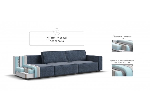 Диван BOSS SOFT MODOOL MAX Велюр Royal топаз NEW