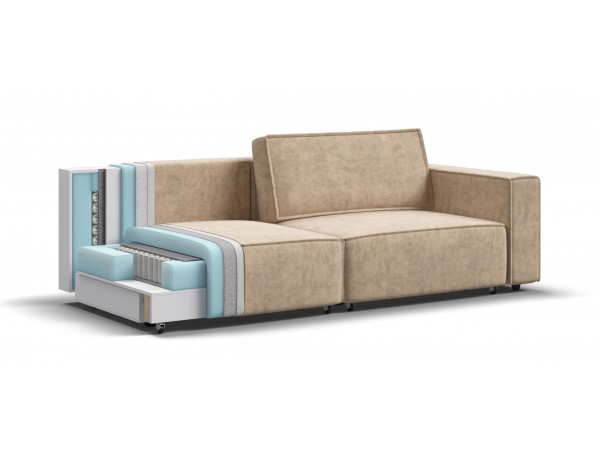 Диван BOSS SOFT MODOOL Велюр Роял шампань