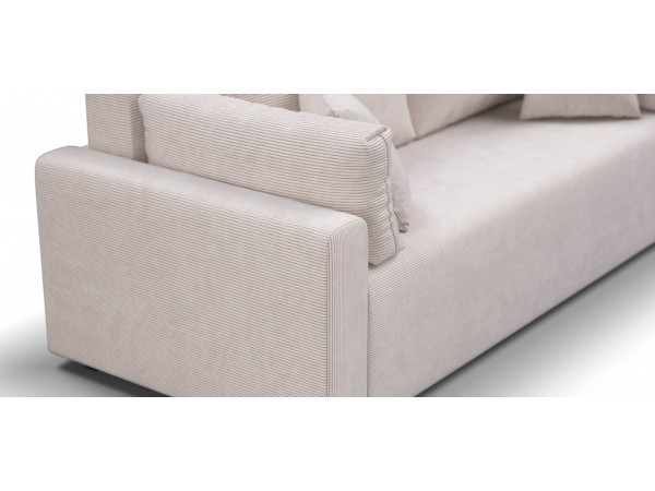 Диван Софт вельвет Корд бежевый