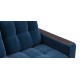 Диван Босс Маркет двухместный велюр Монолит синий