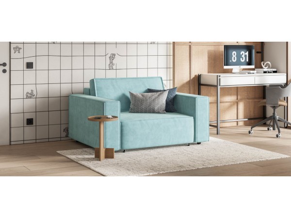 Кресло BOSS SOFT MODOOL велюр Monolit аква