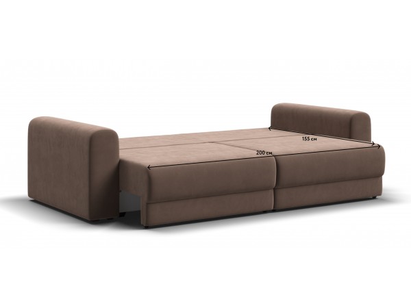 Модульный диван РИЧМОНД MODOOL Велюр Monolit мокко