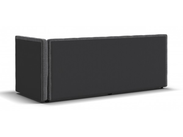 Белла Мини Кровать+ПМ 90*200 Рогожка Мальмо серый