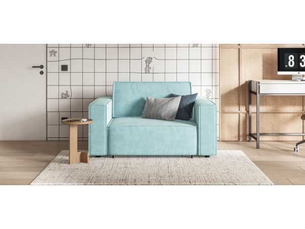 Кресло BOSS SOFT MODOOL велюр Monolit аква