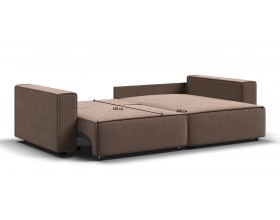 Угловой диван Босс Софт Модуль Велюр Монолит мокко