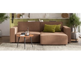 Угловой диван Босс Софт Модуль Велюр Монолит мокко