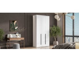 Босс Стандарт 120*236 шкаф распашной 3Д+ящики Белый