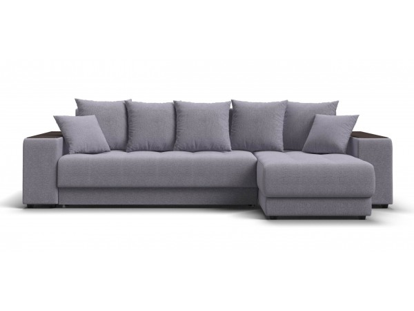 Угловой диван Ванкувер Рогожка Мальмо платина