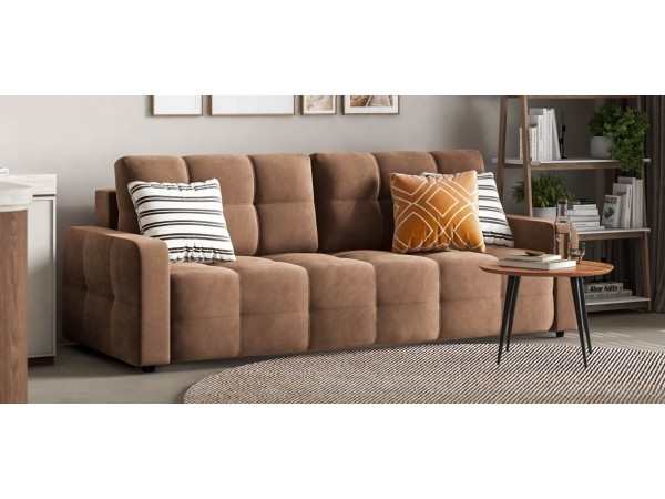 Диван Уют велюр Монолит мокко