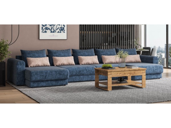 Модульный п-образный диван РИЧМОНД MODOOL Велюр Royal топаз NEW