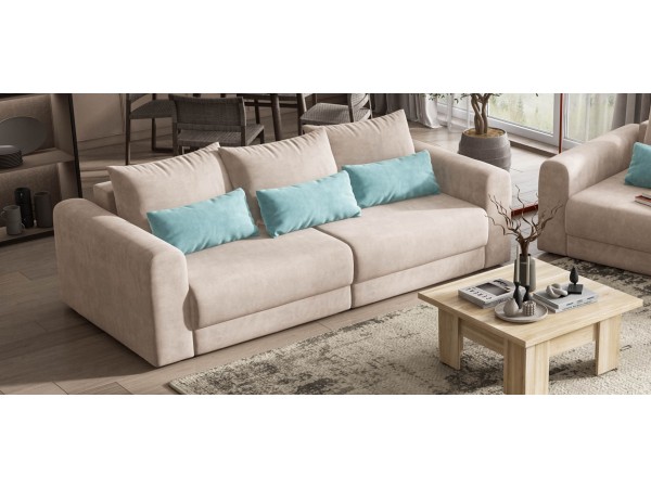 Модульный диван РИЧМОНД MODOOL Велюр Monolit латте