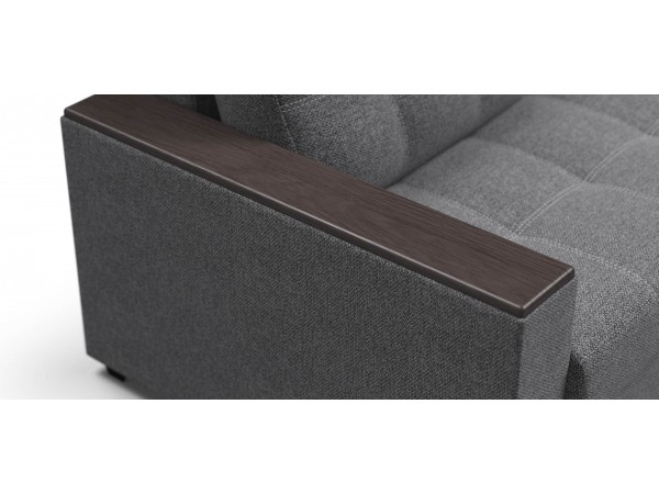 Диван Атланта НПБ 90 Рогожка Мальмо серый