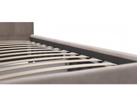 Белла Мини Кровать+ПМ 90*200 велюр Монолит латте